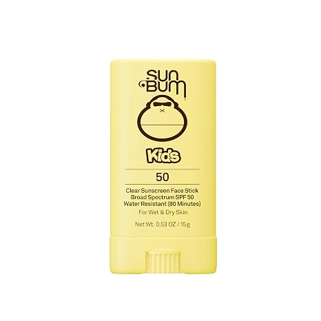 Sun Bum Kids SPF 50 Clear Face Stick Sunscreen, 0.53 fl. oz.