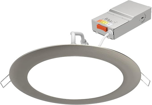 Juno WF4 SWW5 90CRI BN M6 Round LED Wafer Downlight, 120 Volts