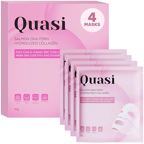 Quasi Salmon PDRN Collagen Mask, 4 Count