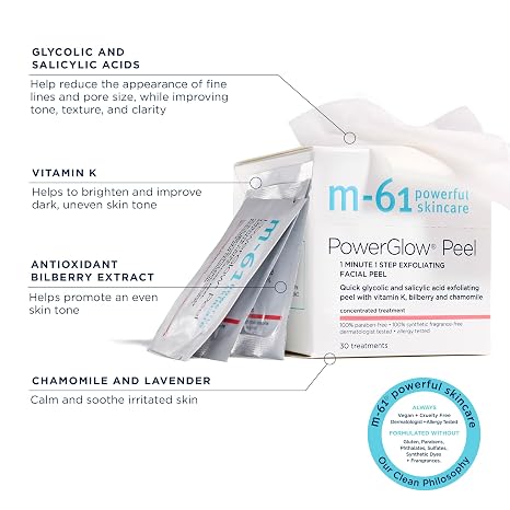 m-61 PowerGlow Peel, 30 Treatments