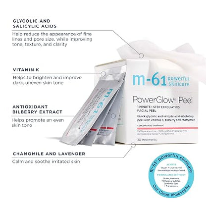 m-61 PowerGlow Peel, 30 Treatments